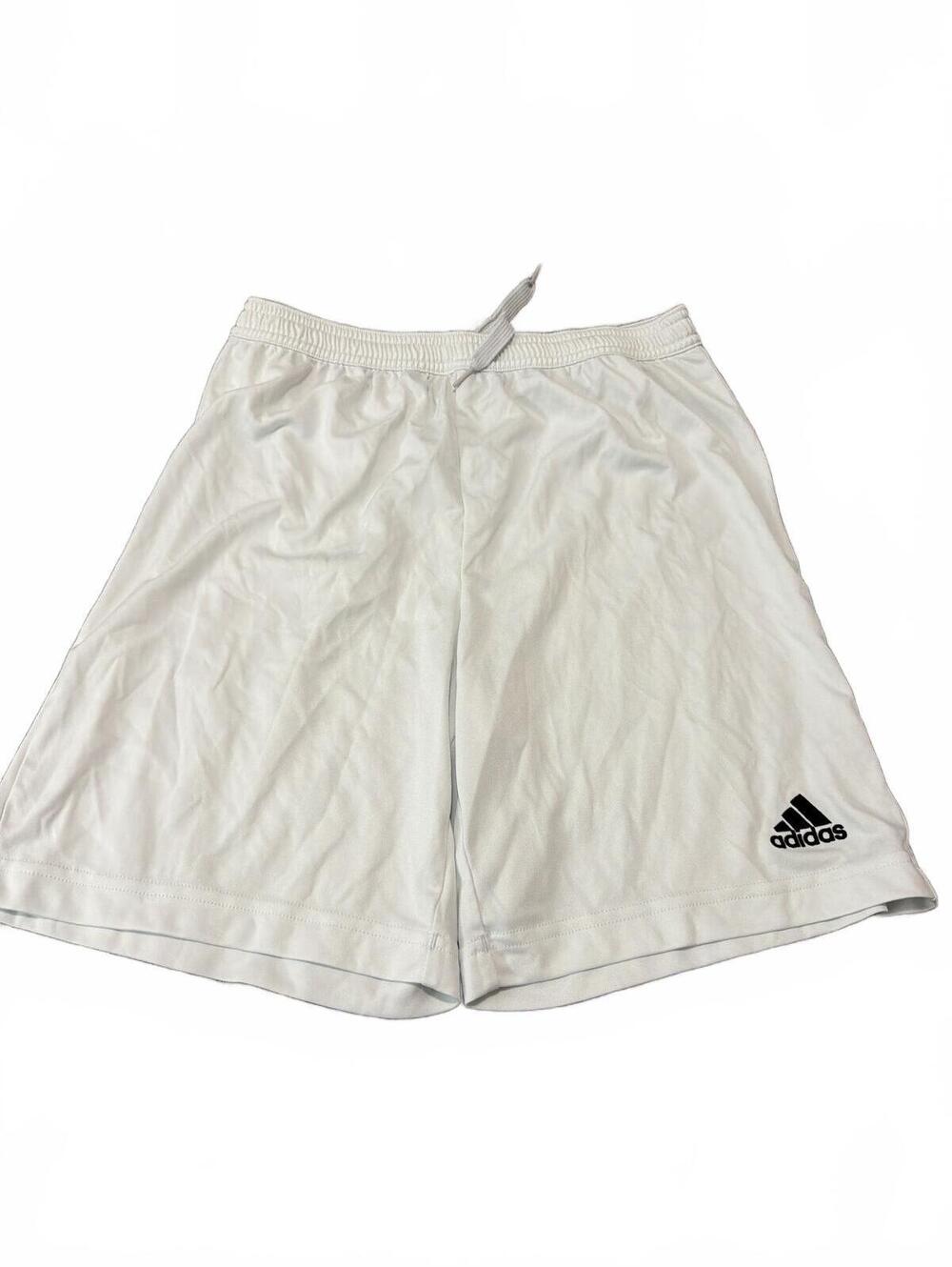 Adidas Boys White Athletic Shorts Size XL